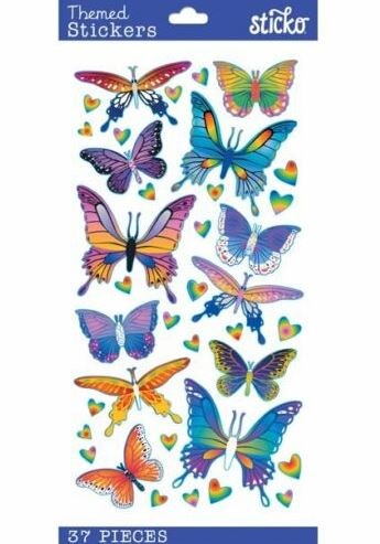 Rainbow Butterfly - Butterfly - Sticker