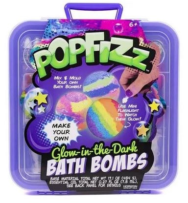 Popfizz Ultimate Glow in The Dark Bath Bombs Kit