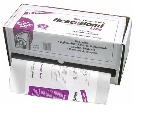 HeatnBond Lite Iron-On Adhesive-White 17X75yd
