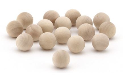 Hygloss Wood Balls, 3/4 - 18 Pk - Crafts Direct