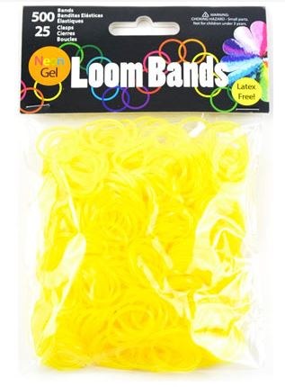 yellow loom bands