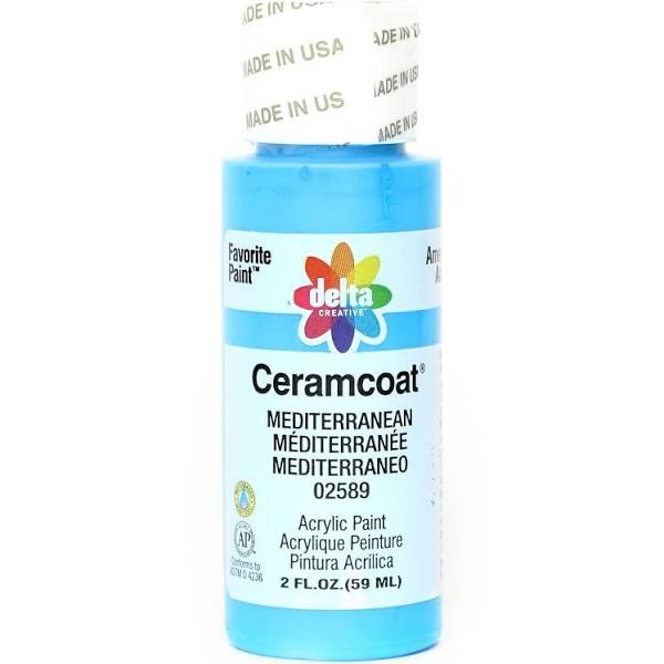 Ceramcoat Acrylic Paint - Mediterranean - Opaque 2 oz