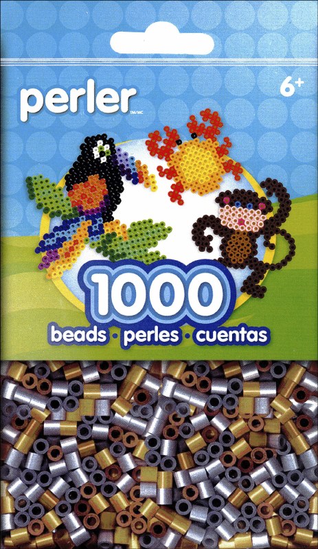 Perler Beads 1,000-pkg-gold