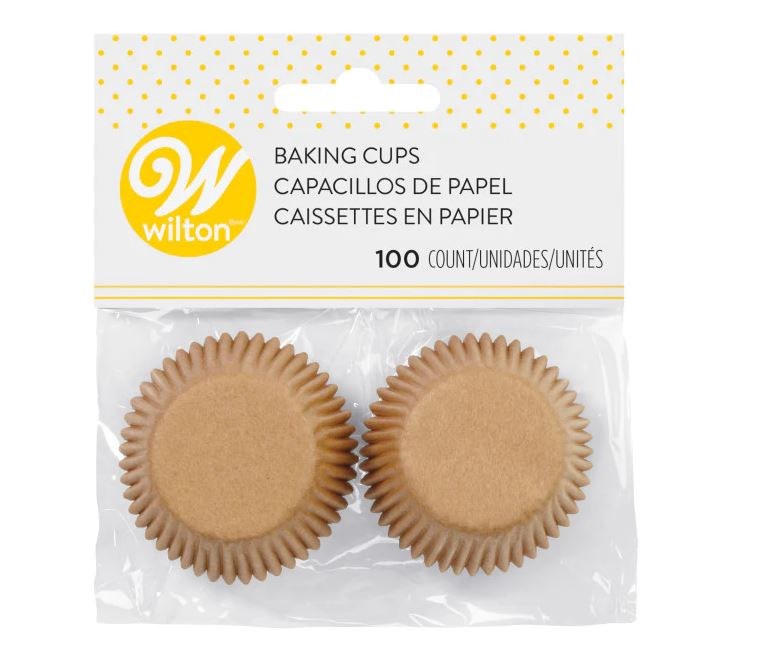 Mini Baking Cups, 100 Ct Unbleached Crafts Direct