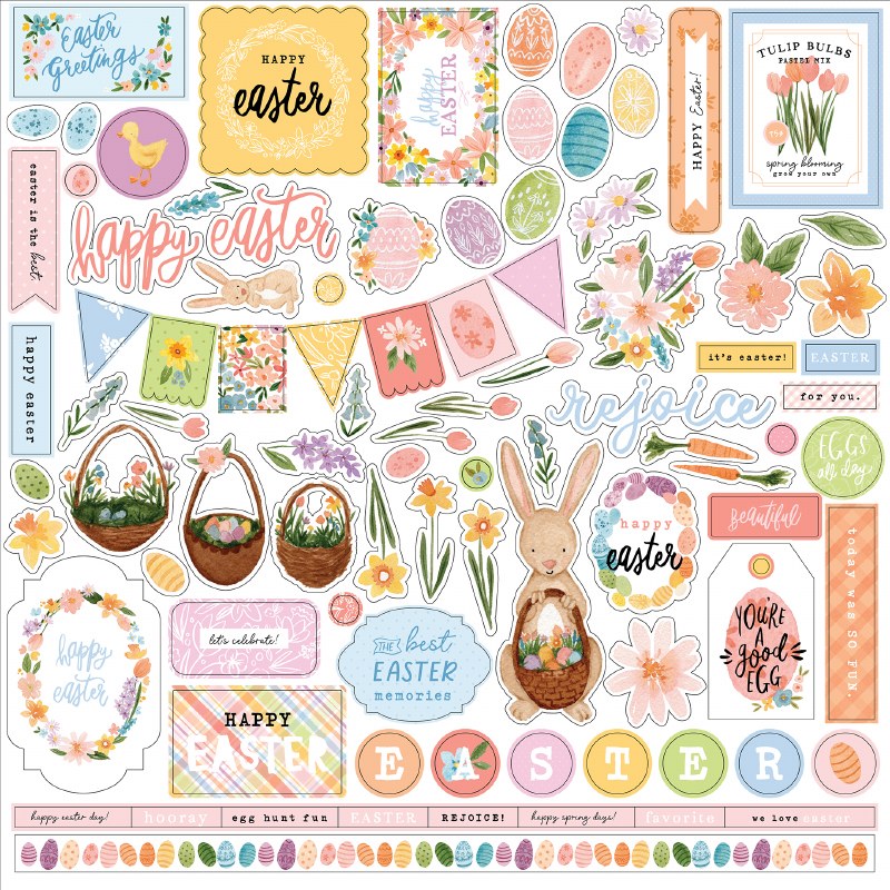 large easter stickers