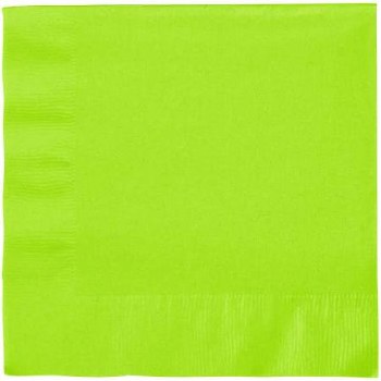 Touch of Color 6.5&quot; Napkin- Lime Green