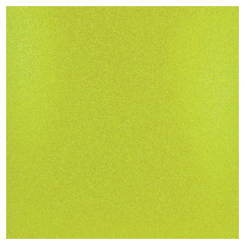 12x12 Glitter Cardstock- Neon Yellow
