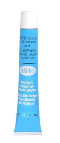 Testors Plastic Cement, Non-Toxic - 0.63 oz tube