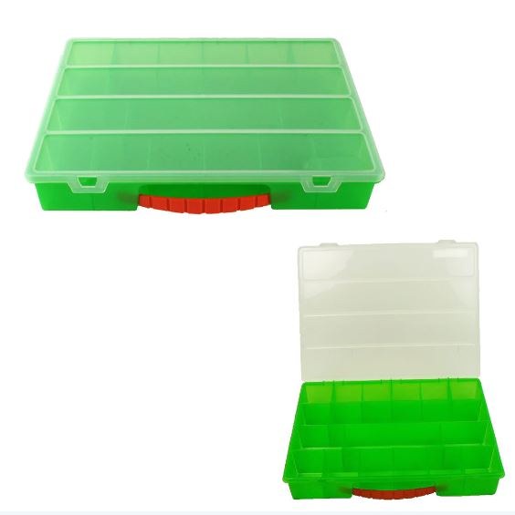 Plastic Organizer Case - Lime - Crafts Direct