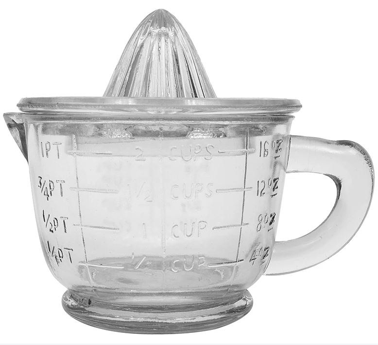 Pressed Glass Juicer, Set of 2 Crafts Direct