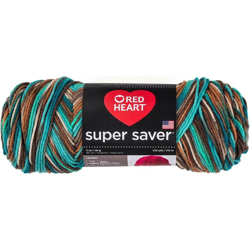 Red Heart Super Saver Color Block Yarn