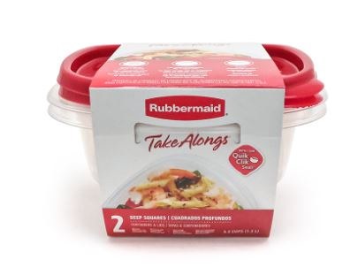 Rubbermaid Lunch Blox - 2 PK, Plastic Containers