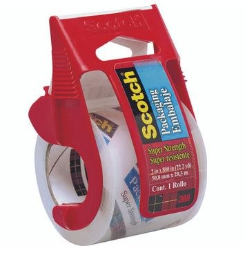 Scotch Heavy Duty Mailing Tape, 2