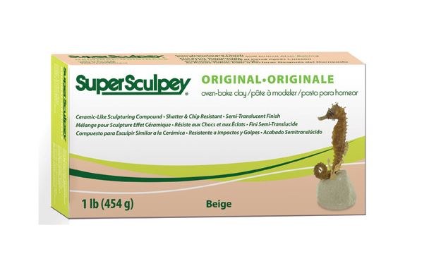 Sculpey Super Polymer Clay, 1 Lb - Beige