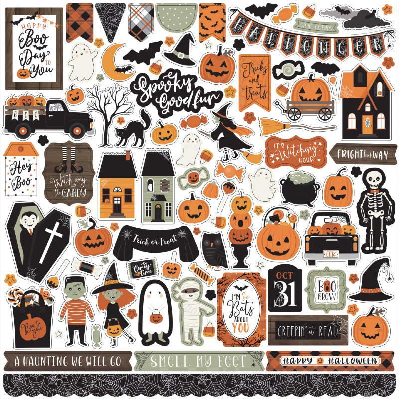 Spooky Sticker Sheet - Crafts Direct