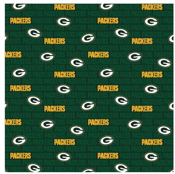 NFL Green Bay Packers Cotton Fabric Mini | by The Yard