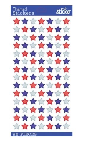 Sticko Themed Stickers 4th of July Star