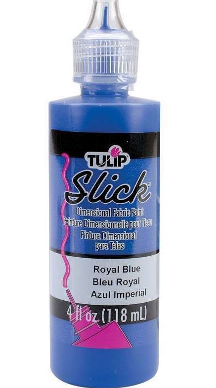 Tulip Dimensional Fabric Paint 4oz Slick - Royal Blue