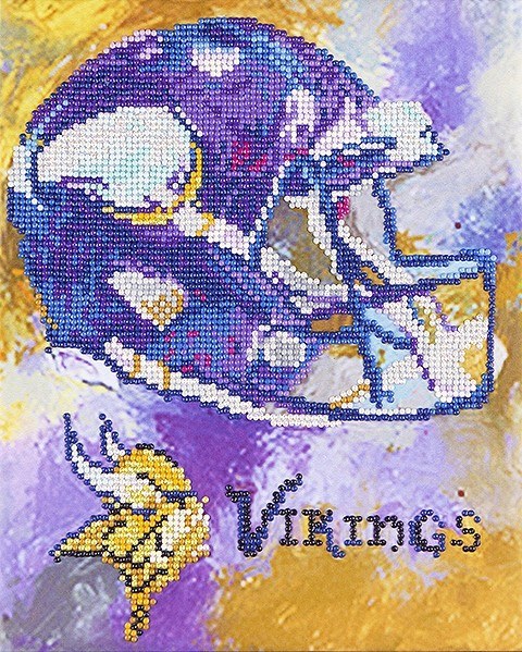 51239 Diamond Art Kit 10x12 NFL Team Minnesota Vikings