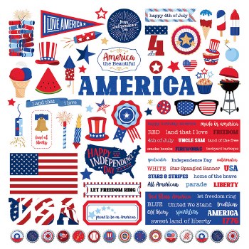 Land That I Love Sticker Sheet