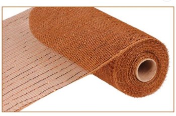 Geomesh Metallic Value Roll 10.25&quot;x10yd - Brown With Copper Foil