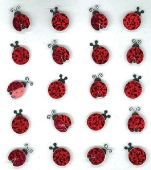 Jolees Mini Ladybug Stickers