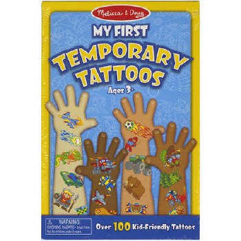 Melissa &amp; Doug Temporary Tattoos- Blue