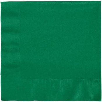 Touch of Color 6.5&quot; Napkin- Emerald Green