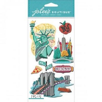 Jolee's Travel &amp; Destinations Dimensional Stickers- New York