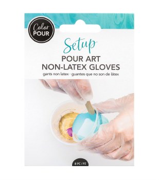 Color Pour Setup- Non-Latex Gloves