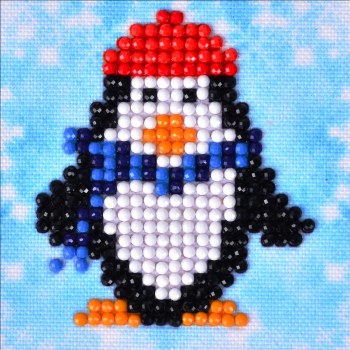 Diamond Facet Art Starter Kit- Penguin Waddle