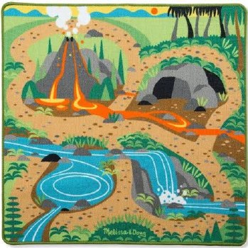 Melissa &amp; Doug Activity Rug- Prehistoric Playground