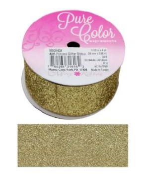1.5&quot; Princess Glitter - Gold