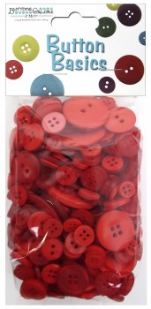 Button Basics- Red Hot