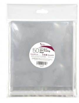 Self Sealing Bags, 6.5&quot;x6.5&quot; - 50 Pk.