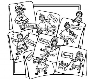 Aunt Martha's Iron On Transfers- Shaggy Maggie #3987