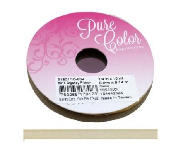 1/4&quot; Sheer Organdy - Gold