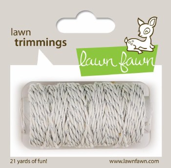 Trimmings Cord- Silver Sparkle
