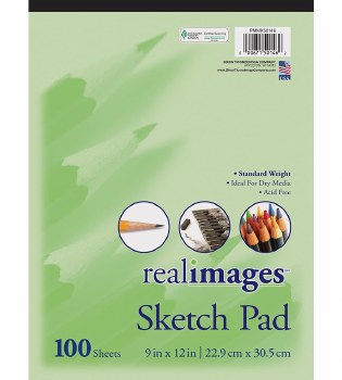 Real Images Sketch Pad, 100 sheets
