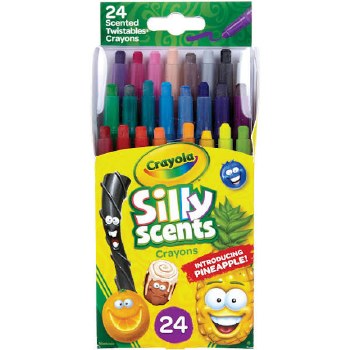 Crayola Silly Scents Mini Twistable Crayons, 24ct