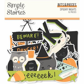 Spooky Nights Die Cuts- Bits &amp; Pieces