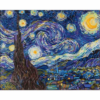 Diamond Facet Art Kit- Van Gogh's Starry Night