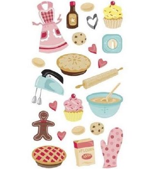 Sticko Stickers- Food &amp; Drink- Baking
