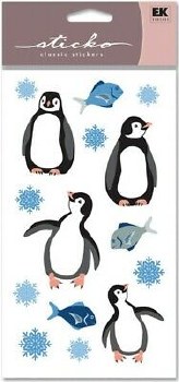 Sticko Stickers- Animals- Sparkly Penguins