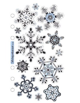 Sticko Stickers - Vellum Snowflakes