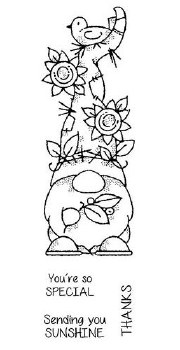 Sunflower Hat Gnome - Clear Stamp Set