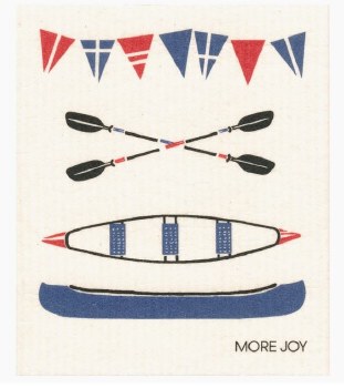 Swedish Dishcloth- Canoe