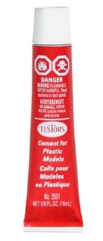 Testors Plastic Model Glue, 5/8 oz