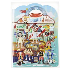 Melissa & Doug Reusable Puffy Sticker Kit- Pirates