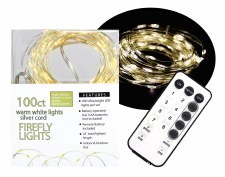 100ct Firefly Lights w/ Remote- Warm White